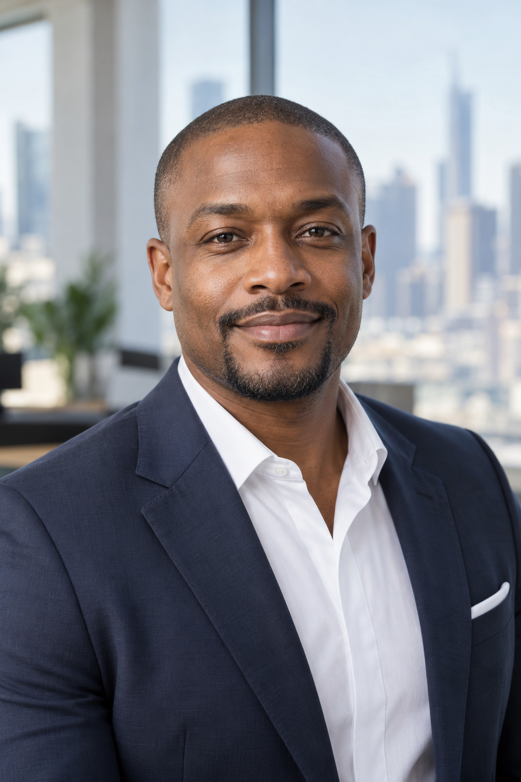 AI-generated fictional portrait of Marcus Reed